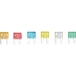 MINI FUSIBLE ENFICHABLE ASSORTIMENT - COFFRET DE 90 PCS - STILKER - 77980