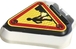 Triangle triflash led class 2 double face 500mm polycarbonate + relevage électrique CEA - 79305