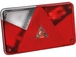 Feu arrière rectangle 12v 5 fonctions avec connecteur 5 plots 238x140mm ASPOCK - 79534