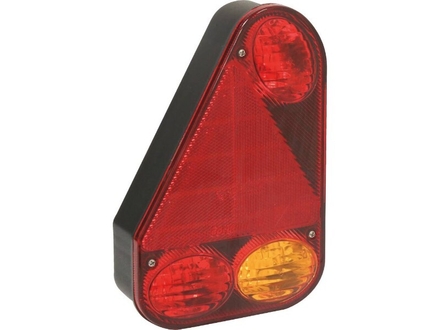Feu arrière vertical 12v 5 fonctions avec connecteur 5 plots 219x146mm ASPOCK - 79563