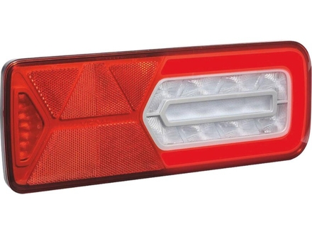 Feu arrière rectangle lc12 led 7 fonctions avec connecteur amp1,5 7 voies VIGNAL LIGHTING GROUP - 79575