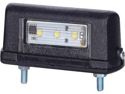 Feu éclaireur de plaque led 12/24v entraxe 52,5mm - 79605