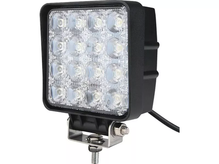 Phare de travail carré led 10/32v 48w 2800 lumens faisceau large SODIFLASH - 79697