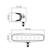 PHARE DE TRAVAIL FAISCEAU LARGE 6 LEDS 18W - SODIFLASH - 79707