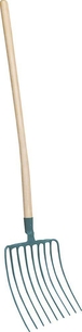 Fourche à cailloux 9 dents avec manche 130cm FORGES DE MAGNE - 83409