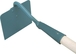 Binette forgée 14cm avec manche 130cm FORGES DE MAGNE - 83446