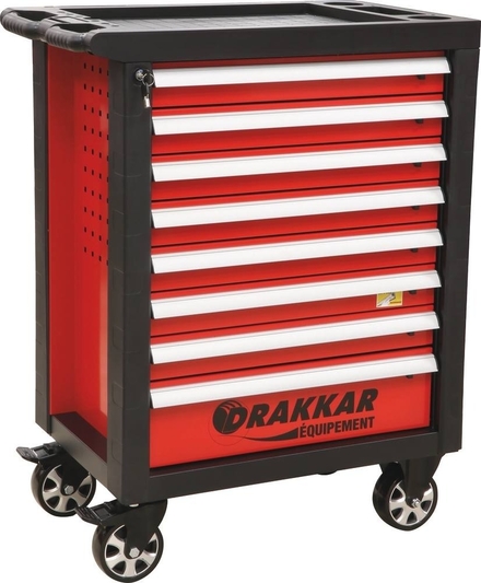 SERVANTE 8 TIROIRS DRAKKAR 09203 + 4 TIROIRS MODULES METAL - DRAKKAR TOOLS - 83897