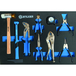SERVANTE D'ATELIER 7 TIROIRS COMPOSÉE DE 164 OUTILS - MODULES MOUSSES - STILKER - 83951