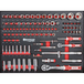 SERVANTE 8 TIROIRS DRAKKAR EQUIPEMENT 09203 + 4 TIROIRS MODULES CARBONE - DRAKKAR TOOLS - 83960