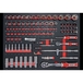 SERVANTE 10 TIROIRS DRAKKAR EQUIPEMENT 72540 + 4 MODULES CARBONE - 176 OUTILS - DRAKKAR TOOLS - 83985