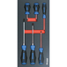 MODULE MOUSSE FINITION CARBONE PLEIN TOURNEVIS POZIDRIV - DRAKKAR TOOLS - 84261