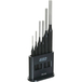 CHASSE-GOUPILLES 2/3/4/5/6/8MM DE 115 A 200MM - PRESENTOIR DE 6PC - HAZET - HZ030088