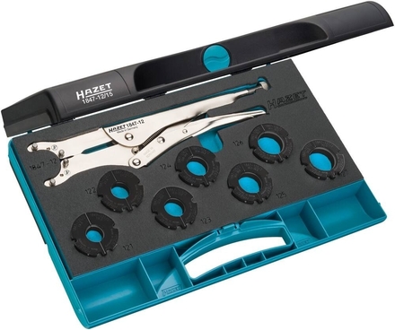 PINCE A CIRCLIPS A VERROUILLAGE - COFFRET DE 15PC - HAZET - HZ221288