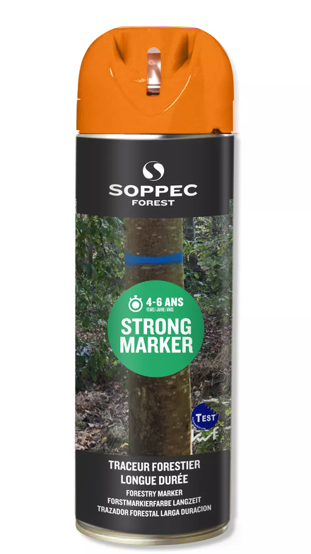 TRACEUR FORESTIER SOPPEC LONGUE DURÉE NON FLUORESCENT ORANGE 4-6 ANS STRONG MARKER - 131706