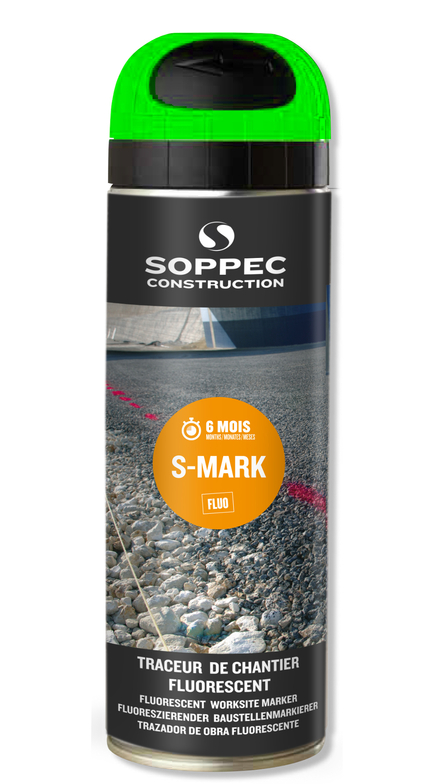 TRACEUR DE CHANTIER SOPPEC VERT FLUO S MARK 3-6 MOIS - 141918