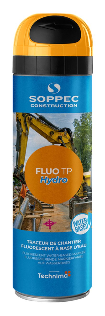 Traceur chantier orange FLUO TP HYDRO SOPPEC - 143516