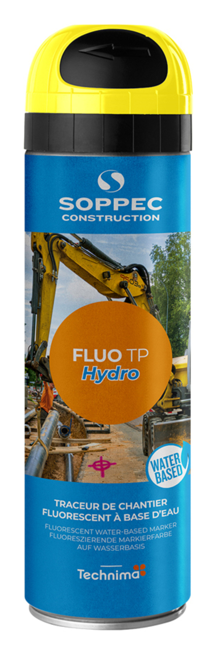Traceur chantier jaune FLUO TP HYDRO SOPPEC - 143517