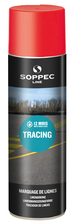 Bombe de peinture - Traceur de ligne SOPPEC pour le marquage rouge tracing 500 ml -151604