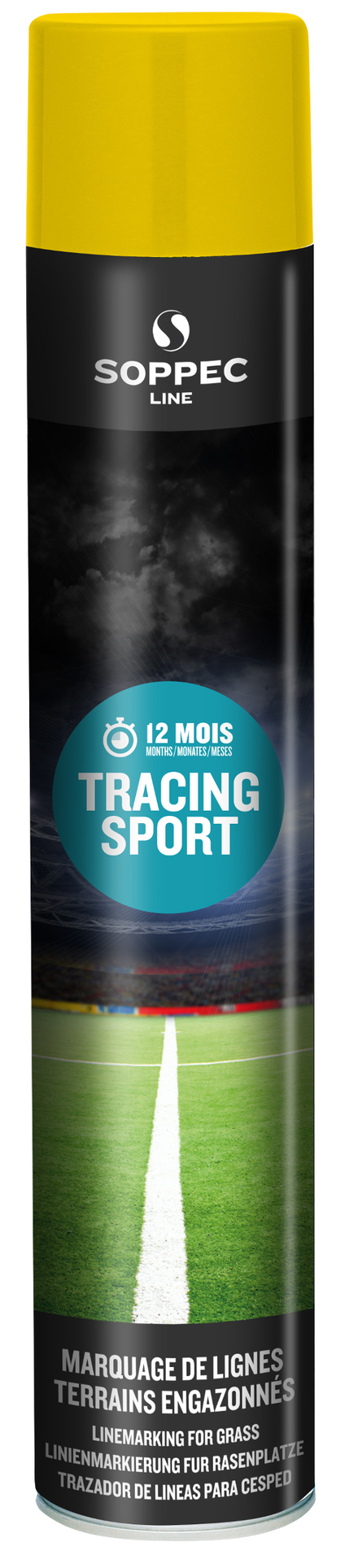 Peinture de traçage jaune pour terrain gazonneux TRACING SPORT SOPPEC-151802SPOO