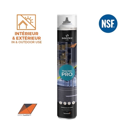 Peinture BLANCHE en aérosol TRACING PRO SOPPEC - 152000O