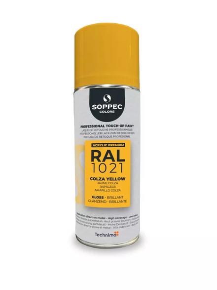 SOPPEC ACRYL PREMIUM RAL1021 BRILLANT 400ML - SOPPEC - 424106