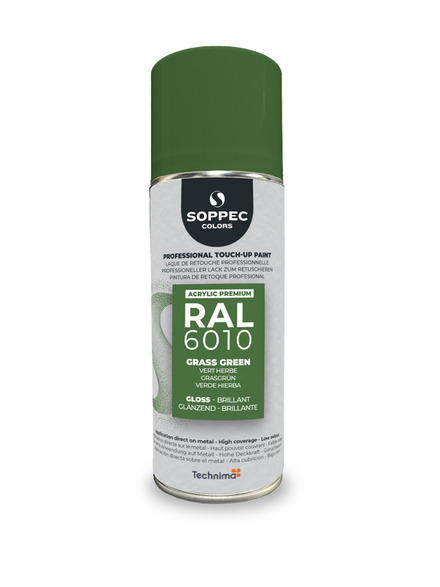 SOPPEC ACRYL PREMIUM RAL6010  BRILLANT 400ML ( vert herbe) - SOPPEC - 424121