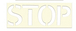 POCHOIR SOPPEC LETTRE STOP EN PVC 1MM D'ÉPAISSEUR RÉUTILISABLE -451729