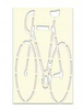 POCHOIR SOPPEC VÉLO VOIE CYCLABLE EN PVC 1MM D'ÉPAISSEUR RÉUTILISABLE -451755