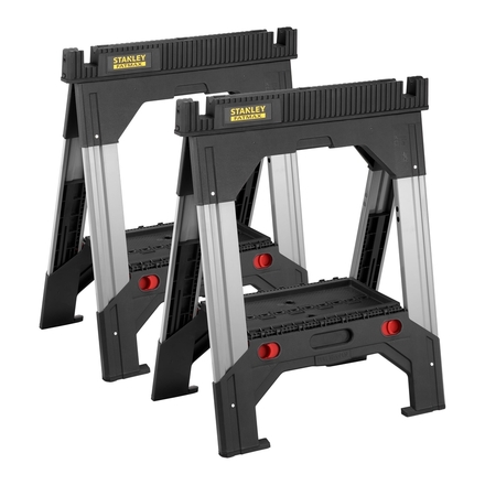 Tréteaux bi-matière ajustables - lot de 2 pièces - Fatmax - 1-92-980 - STANLEY FATMAX