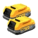 Pack 2 batteries POWERSTACK XR 18V 1.7 Ah Li-Ion - DCBP034E2-XJ - DEWALT