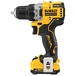 Perceuse-visseuse XR 12 V 2 Ah Li-Ion Brushless - DCD701D2-QW - DEWALT