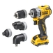 Perceuse-visseuse à têtes multiples XR 12 V 3 Ah Li-Ion Brushless - DCD703L2T-QW - DEWALT