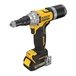Riveteuse XR 18V 1.7Ah Brushless 6.4 mm - 2 batteries POWERSTACK renforcées - DCF414E2GT-QW - DEWALT
