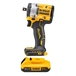 Boulonneuse 1/2'' compacte XR 18V 2Ah Li-Ion Brushless 406 Nm - jonc de sécurité - DCF921D2T-QW - DEWALT
