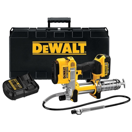 Pompe à graisse XR 18 V 4 Ah Li-Ion - 1 batterie, chargeur, bandoulière, coffret - DCGG571M1-QW - DEWALT