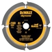 Lame de scie circulaire portative denture diamant 160 x 20 mm 4 dents - DT1470-QZ - DEWALT