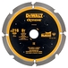 Lame de scie circulaire denture diamant, 216 x 30 mm, 8 dents - DT1473-QZ - DEWALT