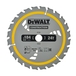 Lame de scie circulaire 184x20 mm 24 dents ATB/tronçonnage angle d'attaque 18 - DT1951-QZ - DEWALT