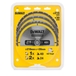 Coffret plastique de 3 lames carbure construction scie circulaire stationnaire - DT1962-QZ - DEWALT