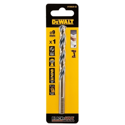 Foret HSS-G 9 x 81 x 125 mm - DT20528-QZ - DEWALT