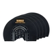 Jeu de 5 lames Ø100 mm BiM semi circulaire moyeu déporté pour multi-cutter - DT20729-QZ - DEWALT