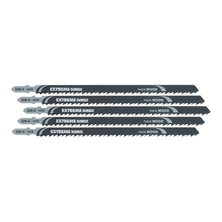Lame de scie sauteuse bois HCS profondeur de coupe < 155 mm attache en T - DT2167-QZ - DEWALT