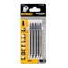 Lame scie sauteuse XPC denture rectifiée HCS profondeur de coupe <30mm attache T - DT2205-QZ - DEWALT