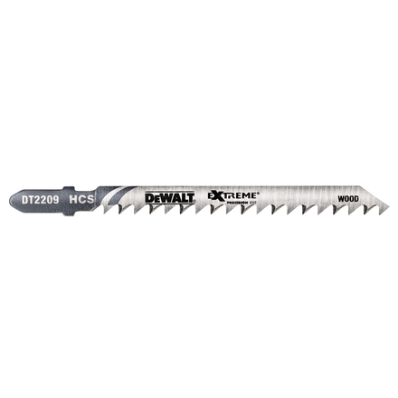 Lame scie sauteuse XPC denture rectifiée HCS profondeur de coupe <60mm attache T - DT2209-QZ - DEWALT