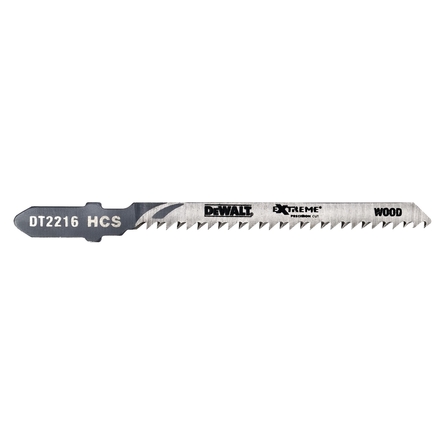 Lame de scie sauteuse XPC à chantourner HCS profondeur de coupe < 15mm attache T - DT2216-QZ - DEWALT