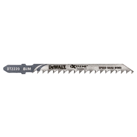 Lame scie sauteuse XPC denture rectifiée BiM profondeur de coupe <60mm attache T - DT2220-QZ - DEWALT