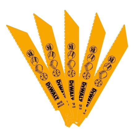 Lame de scie sabre BiM pour la coupe du bois avec métal 152 mm profondeur <12 mm - DT2348-QZ - DEWALT