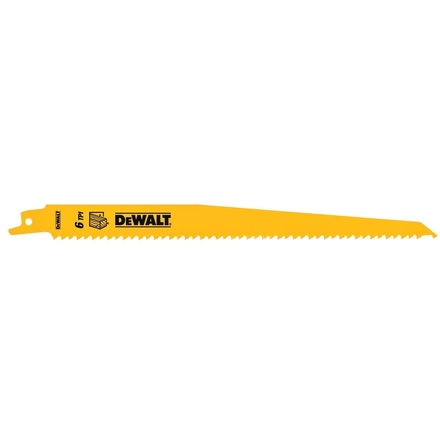 Lame de scie sabre BiM Plungepoint pour la coupe du bois 228 mm - DT2349-QZ - DEWALT