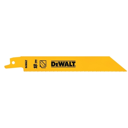 Lame de scie sabre BiM pour la coupe du métal 152 mm profondeur < 3 mm / 14 TPI - DT2384-QZ - DEWALT