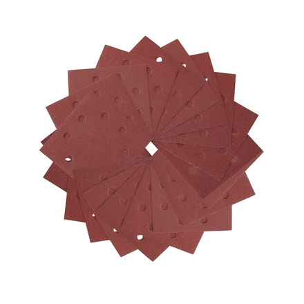1/4 feuille abrasive pour ponceuses vibrantes grain 60-8 perforations 115x115 mm - DT3031-QZ - DEWALT